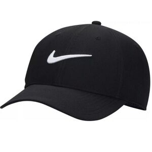 Nike Black and White Swoosh Cap